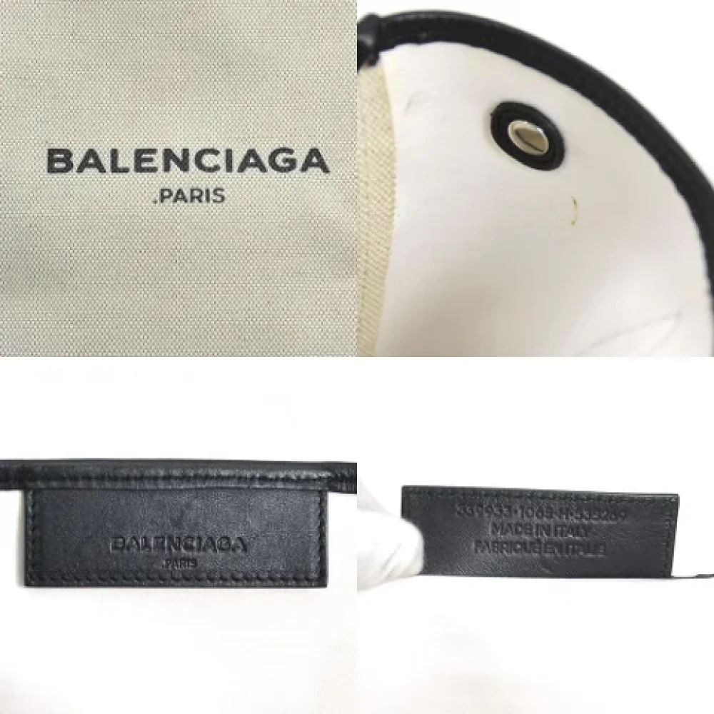 Balenciaga Vintage Pre-owned Canvas handbags Beige Dames