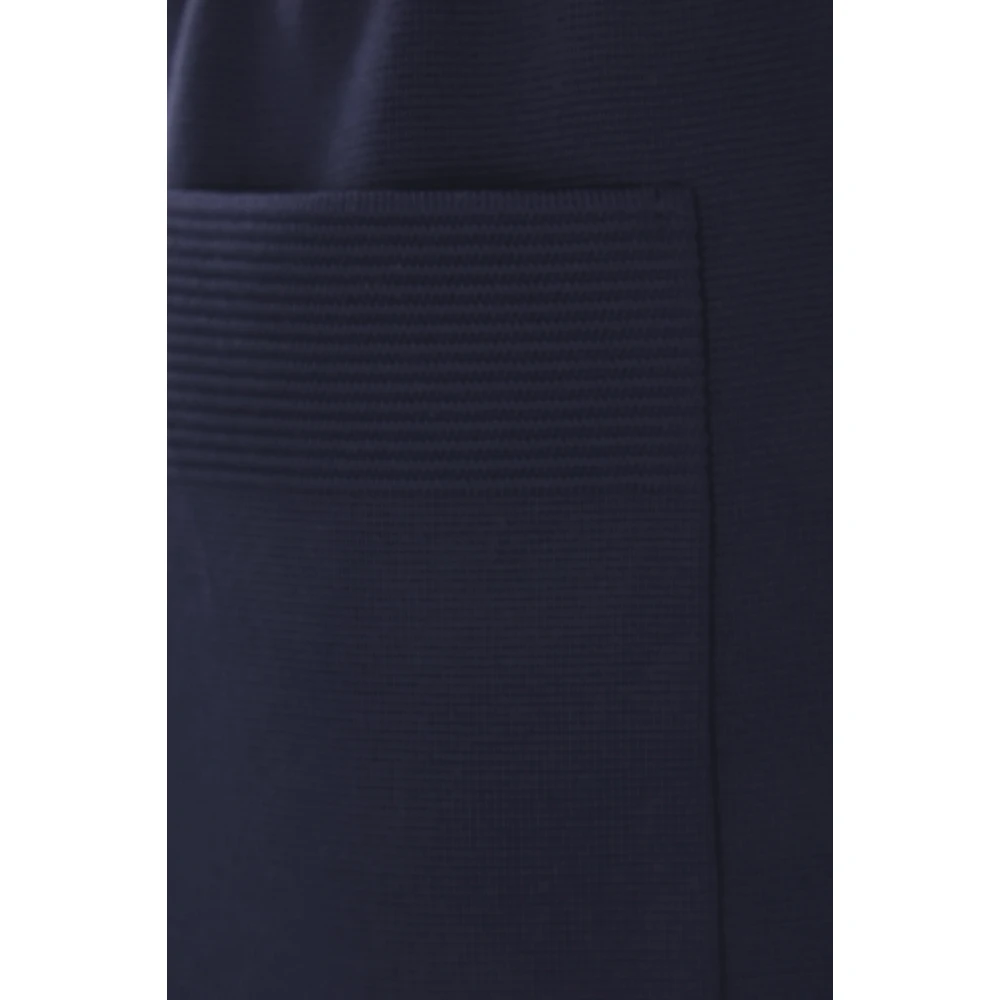 Cfcl Blauwe Shorts Elastische Taille Rits Zakken Blue Dames