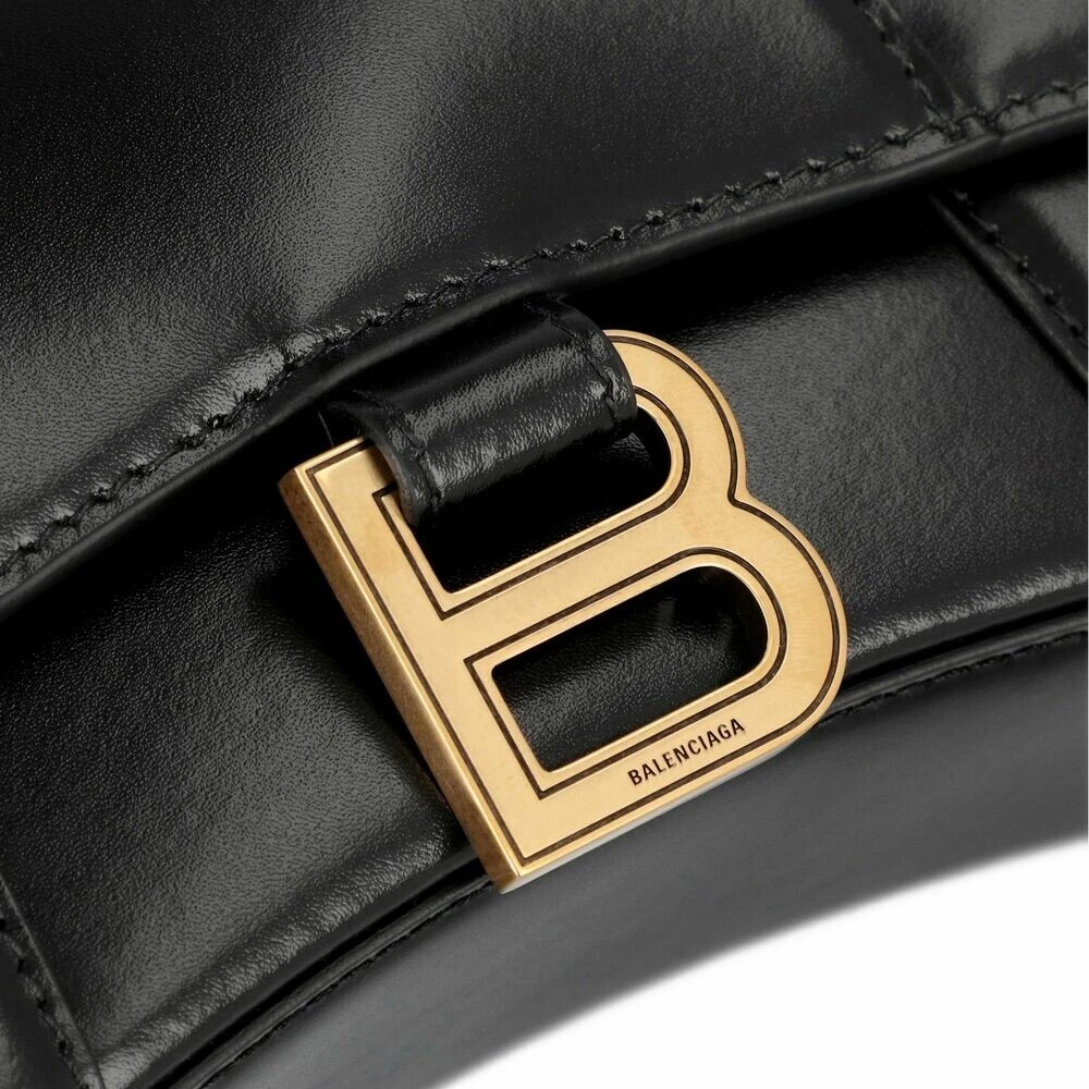 Balenciaga Hourglass XS Handtas Black Dames