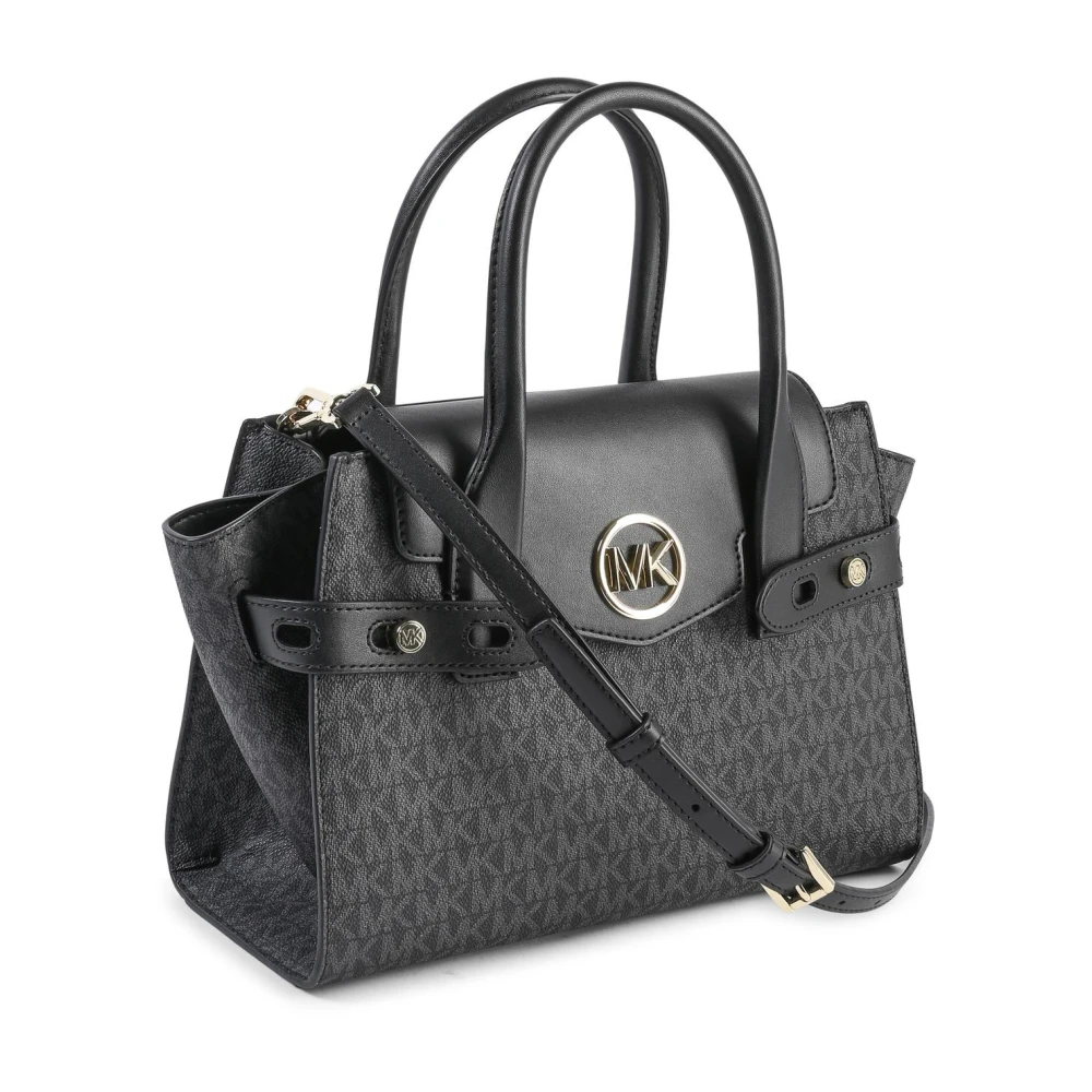 Michael Kors Zwarte Multi Flap Handtas Black Dames