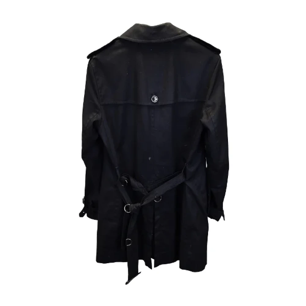 Burberry Vintage Pre-owned Polyester outerwear Black Heren