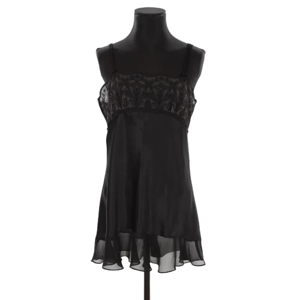 Oscar De La Renta Pre-owned Polyester dresses Black Dames