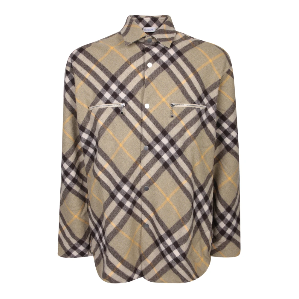 Burberry Men's Beige T-Shirt Polo Aw23
