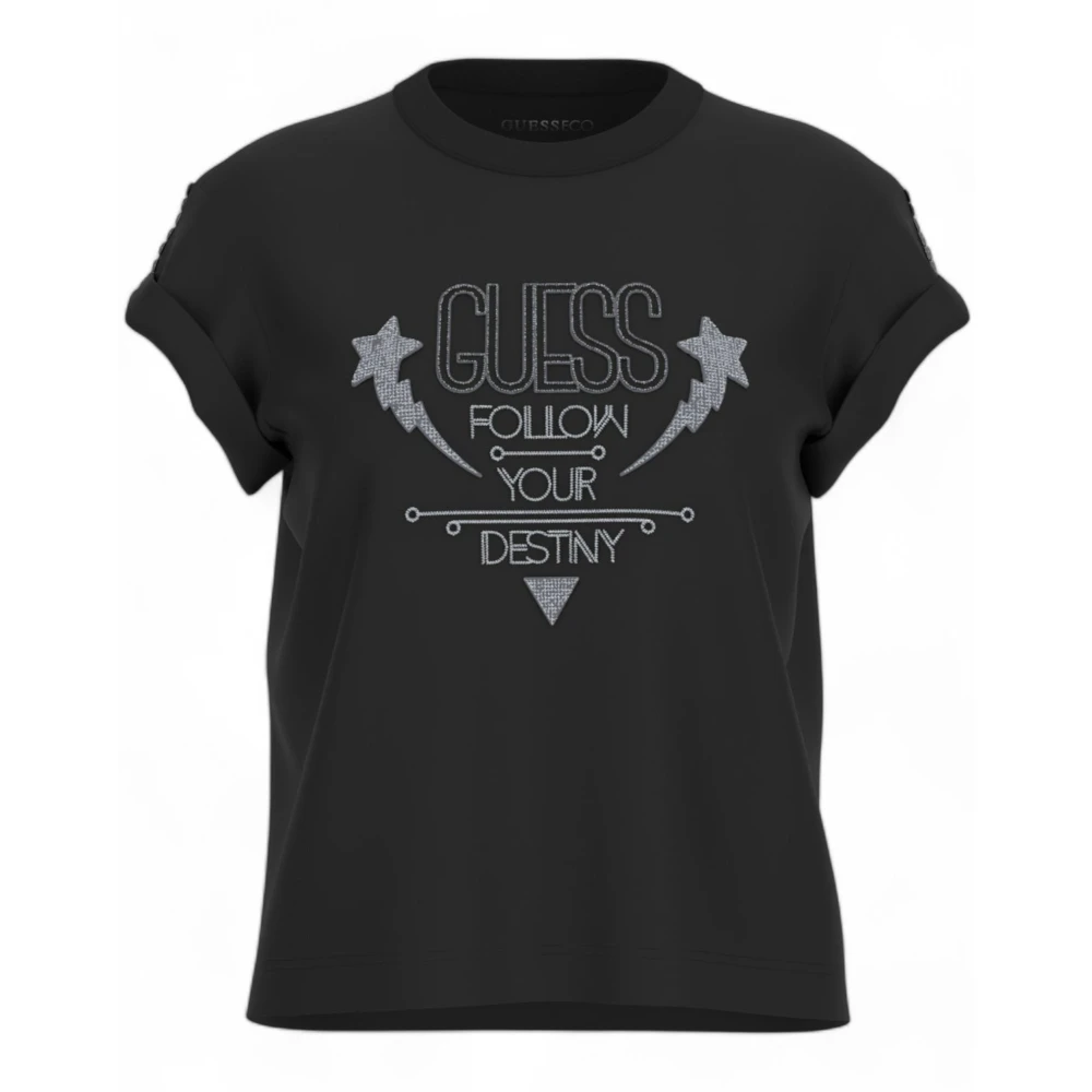 Guess - Tops > T-Shirts - Black - Guess - Modalova