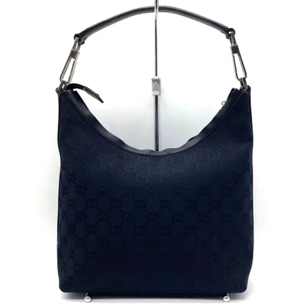 Gucci Vintage Pre-owned Canvas handbags Black Dames