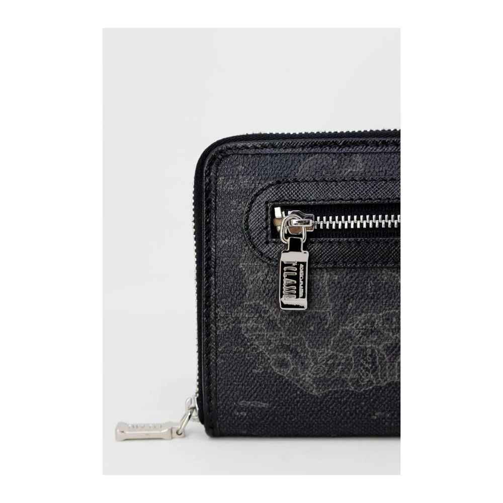 Alviero Martini 1a Classe Zwarte leren portemonnee Herfst Winter collectie Black Dames
