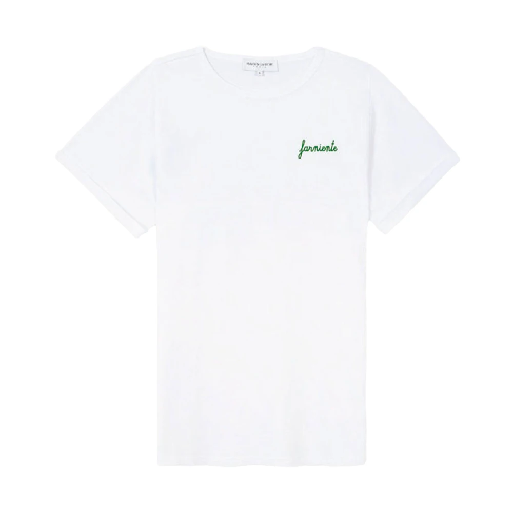 Maison Labiche Slim Fit Poitou T-shirt White Heren