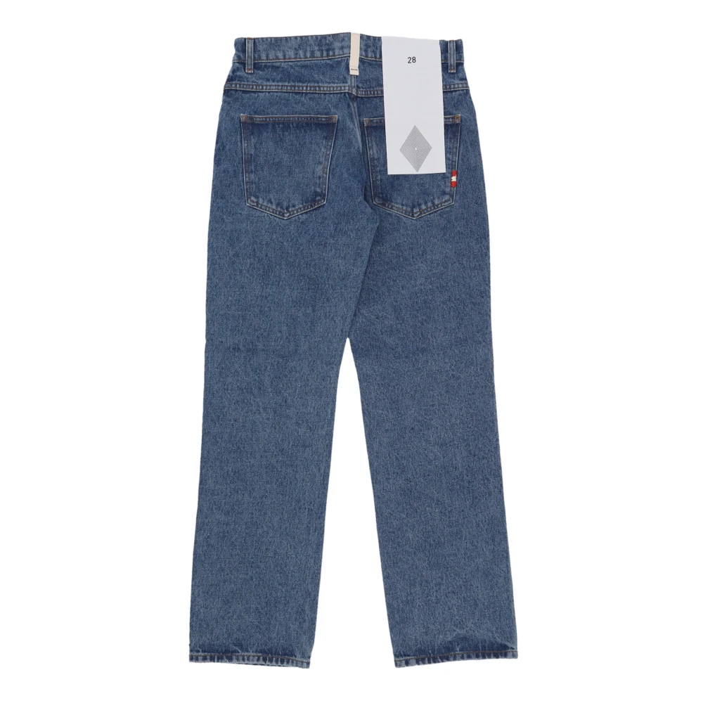 Amish Denim Herenjeans met Rechte Pijp Blue Heren