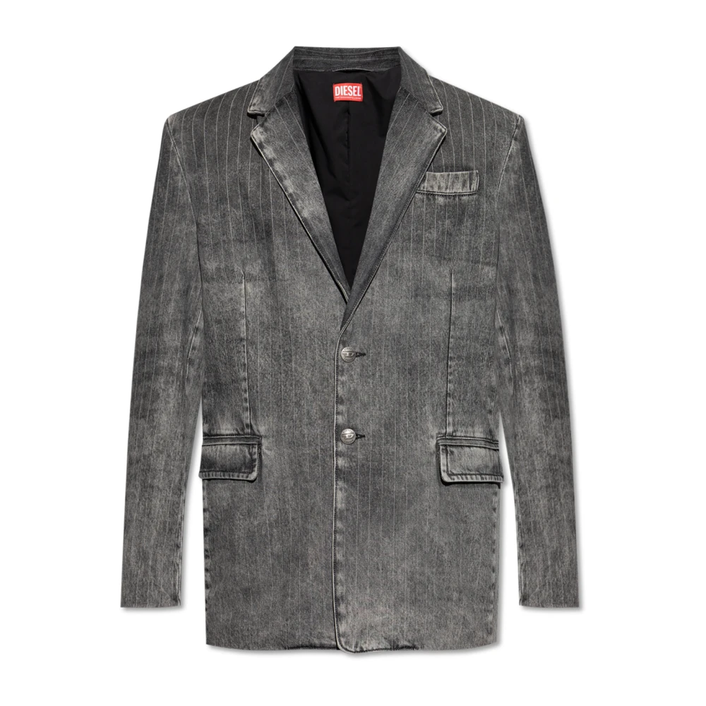 Diesel Denim jack D-Reger-S Gray Unisex