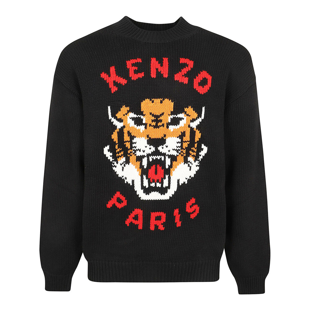 Black womens kenzo jumper best sale