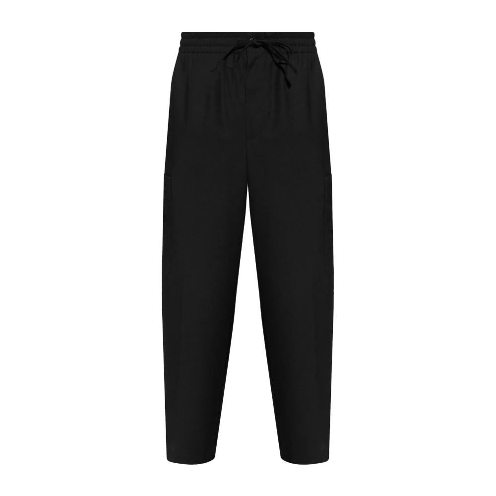 Y-3 Zwarte Stijlvolle Broek Black Heren