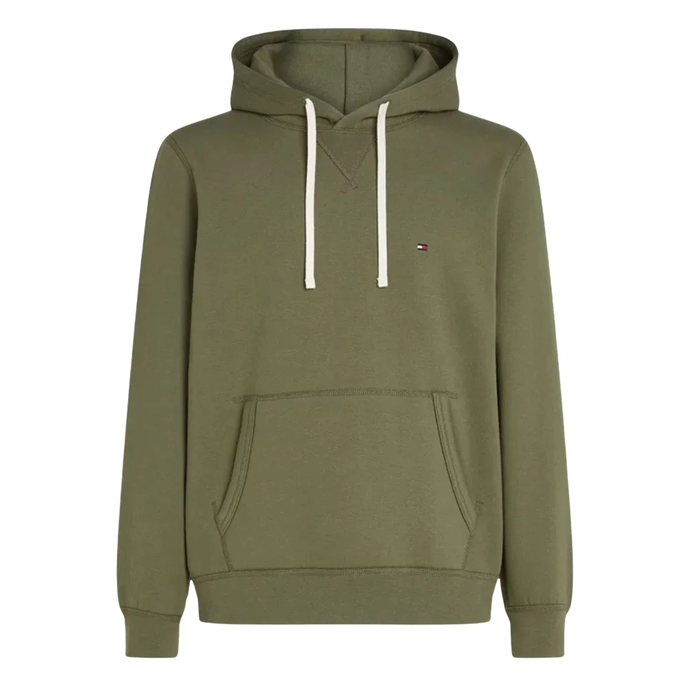 Tommy Hilfiger Essentiële Fleece Hoody voor Heren Green Heren