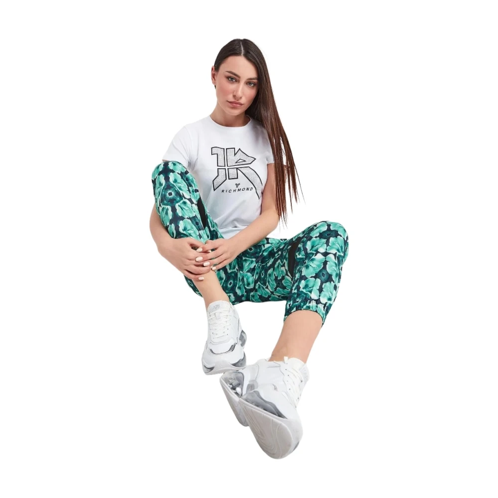 John Richmond Korte Mouw T-shirt White Dames