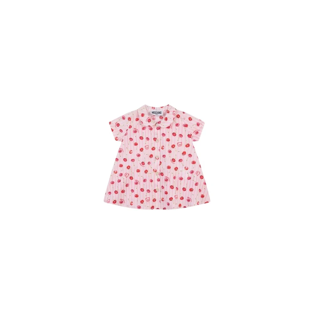 Moschino Multicolor Dresses, Female, 12 M, Printed Cotton Poplin Dress