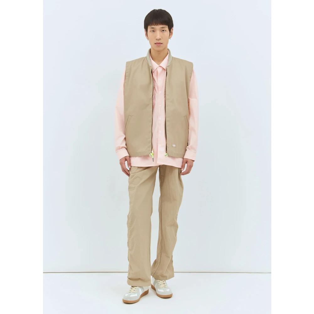 Dickies Gordelbroek in schelweefsel Beige Heren