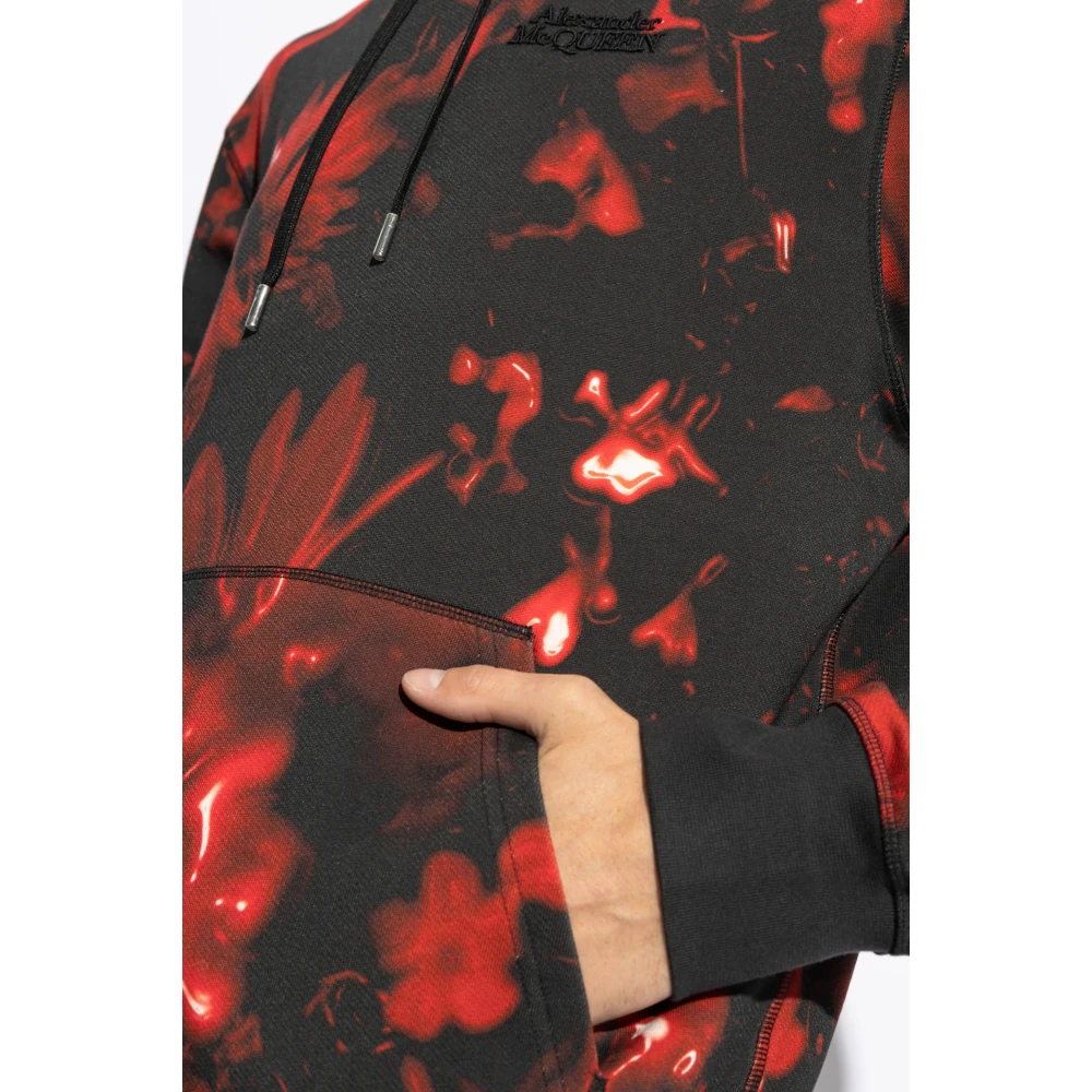 alexander mcqueen Hoodie Red Heren