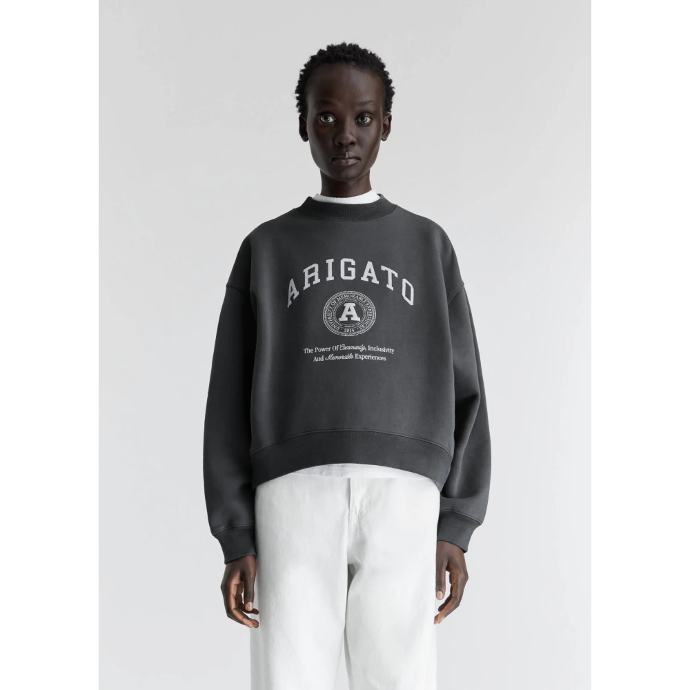 Axel Arigato University Sweatshirt Gray Dames