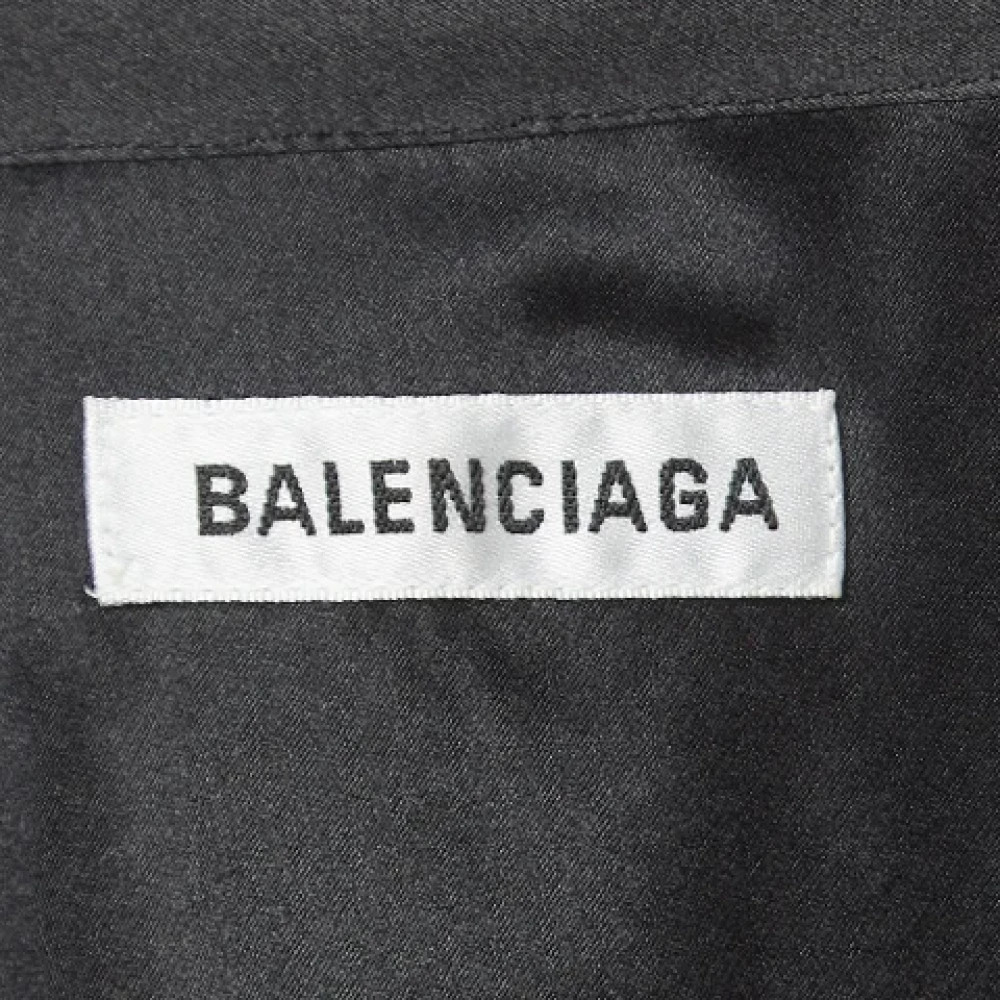 Balenciaga Vintage Pre-owned Satin tops Black Dames