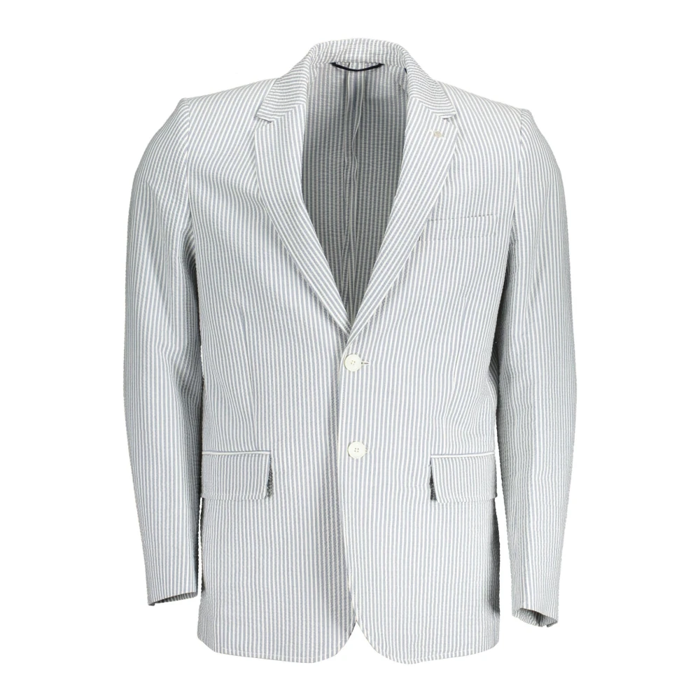 Gant - Jackets > Blazers - White - Gant - Modalova
