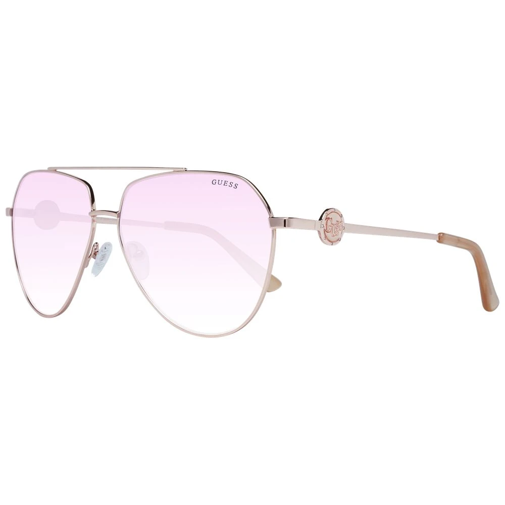 Guess Women's Yellow Aviator Sunglasses - Sunglasses - One Size - Accessories