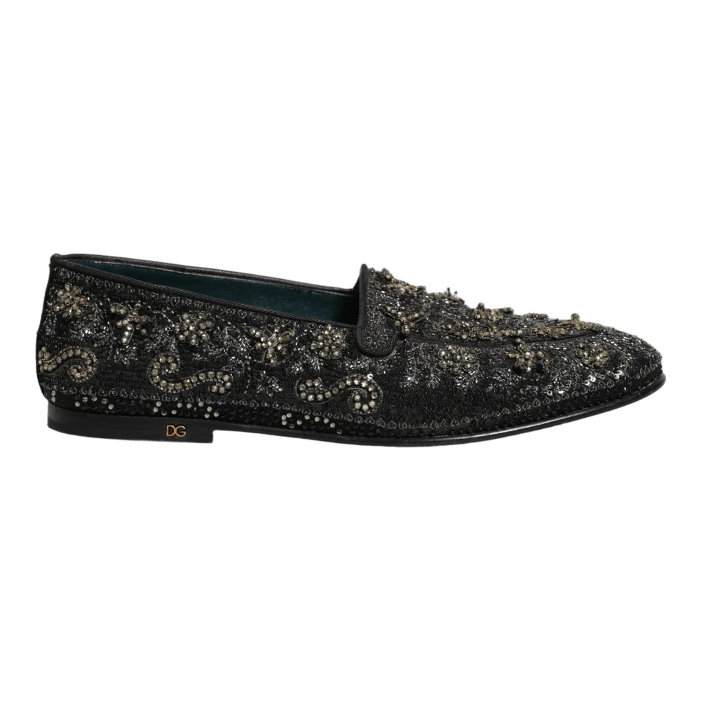 Dolce & Gabbana Men's Black Loafers Dress Shoes - Loafers - 9 Uk - Shoes