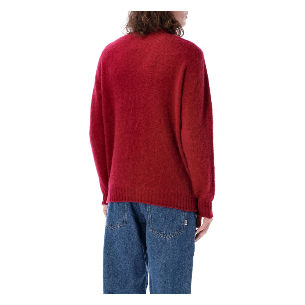 Howlin' Shaggy Bear Gebreide kleding Rosy Aw24 Red Heren