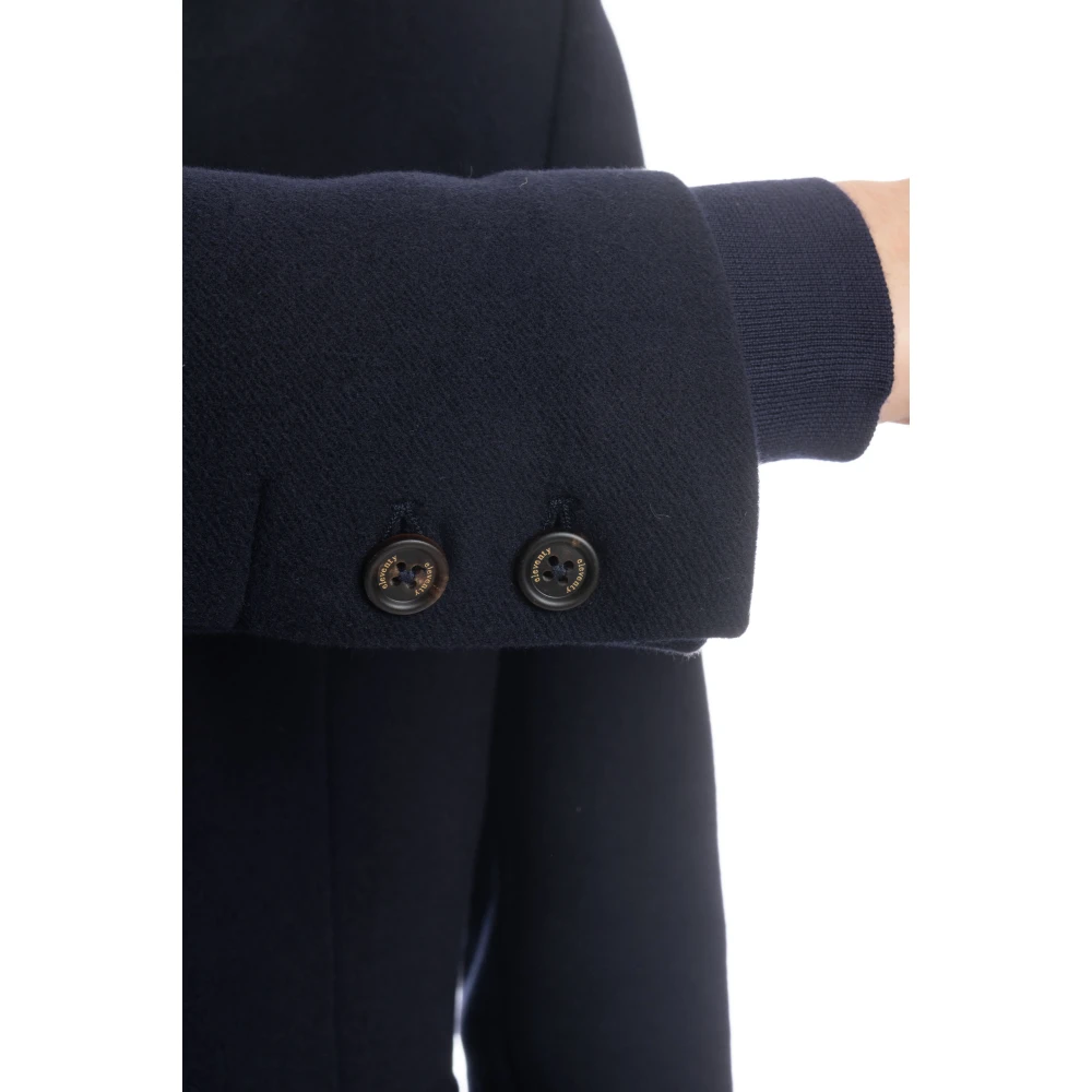 Eleventy Blauwe Dubbele Ritsjas Blue Heren