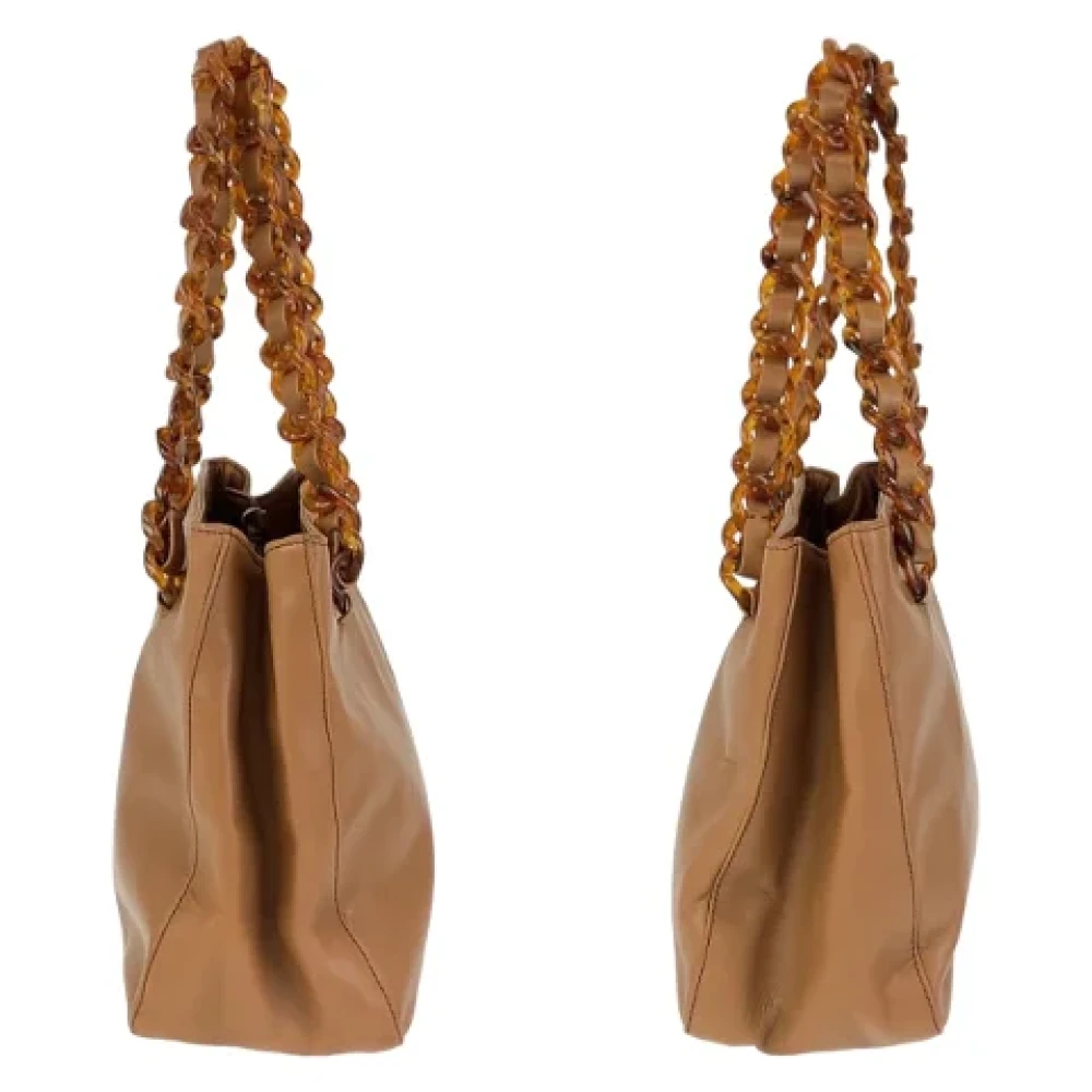 Prada Vintage Pre-owned Leather prada-bags Brown Dames