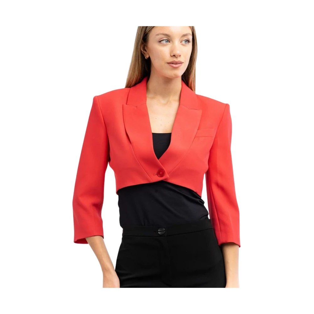 Patrizia Pepe Röd Blazer