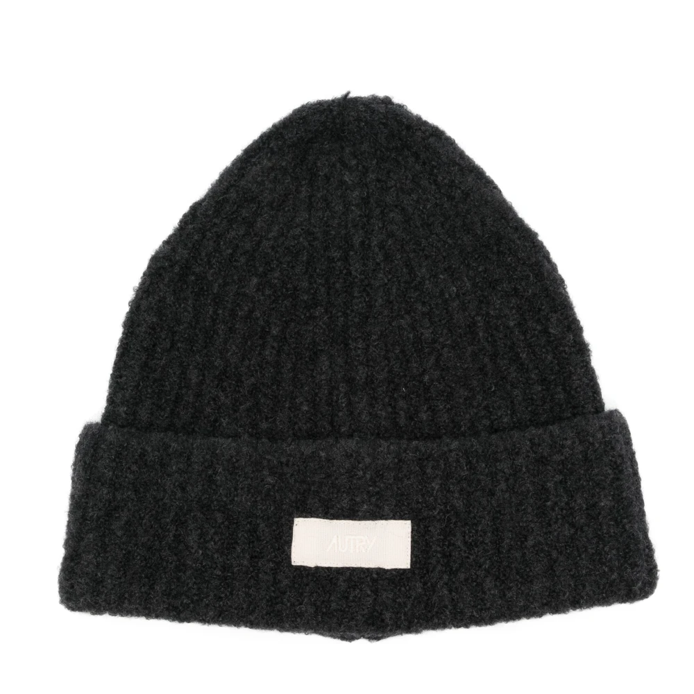 Autry Wol Steen Beanie Unisex Main Black Heren
