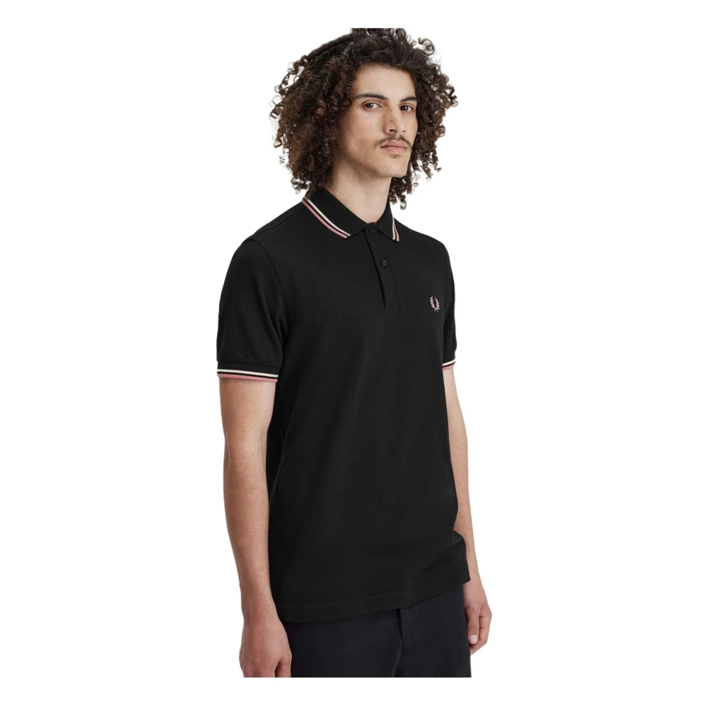 Fred Perry Polo met korte mouwen Black Heren
