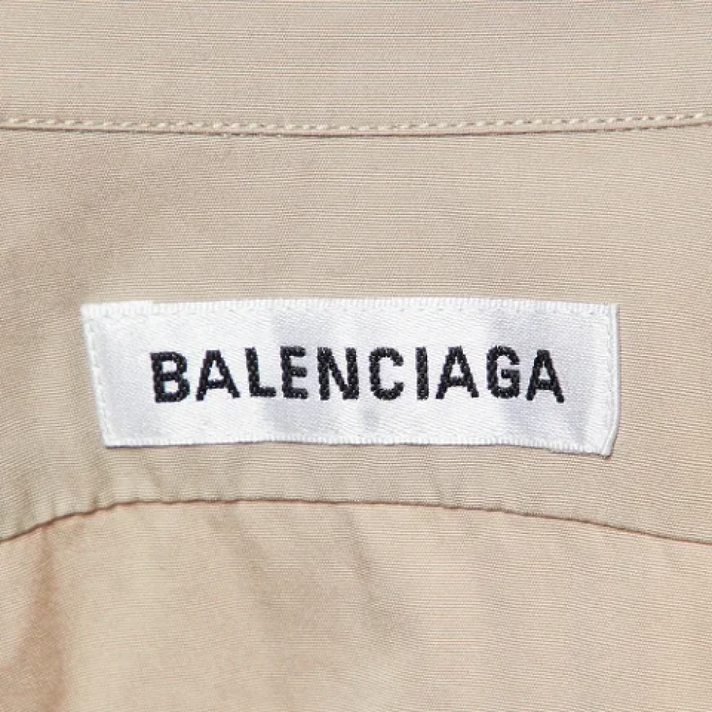 Balenciaga Vintage Pre-owned Cotton tops Beige Dames