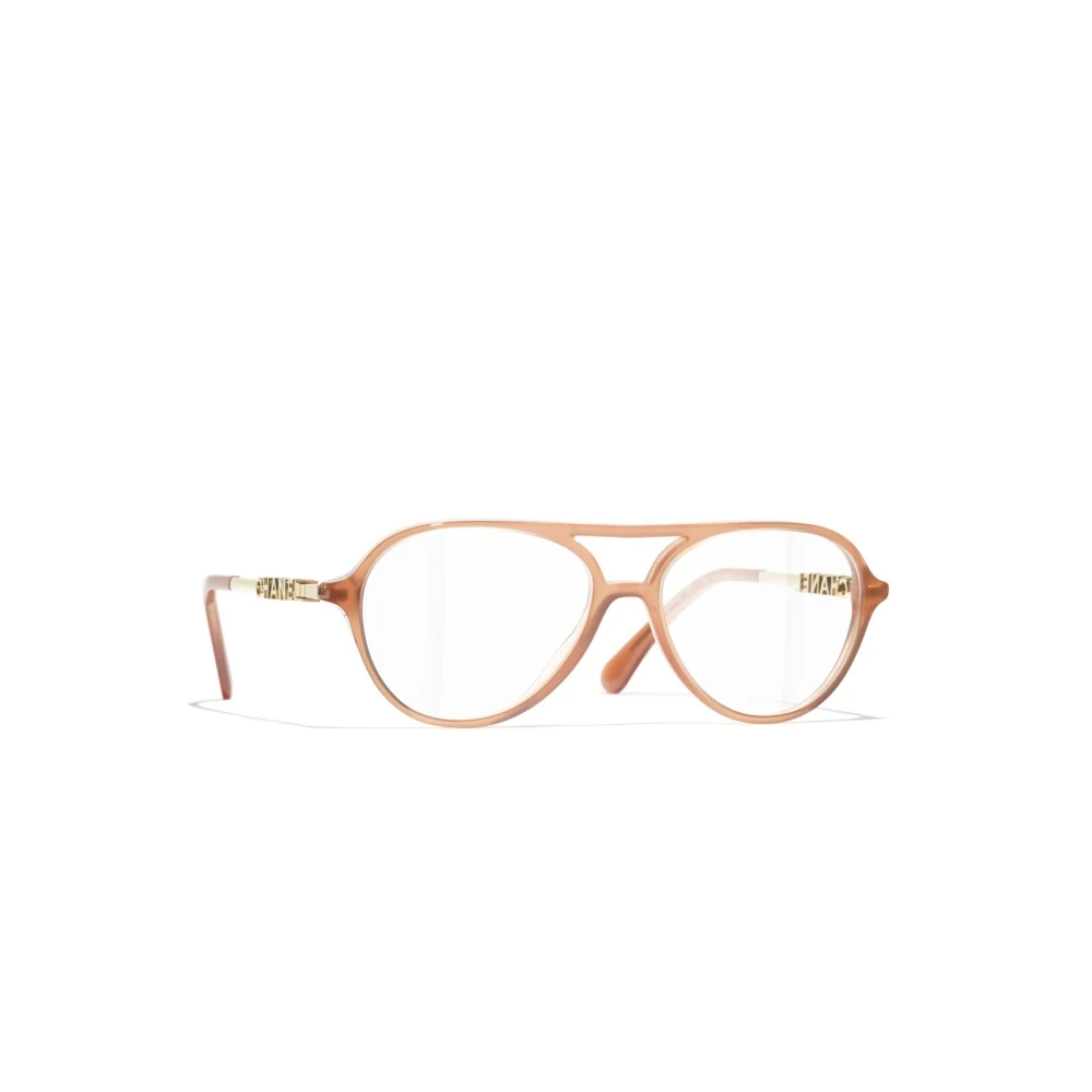 Chanel Women's Orange Eyeglasses - Glasses - 54 Mm - Accessories