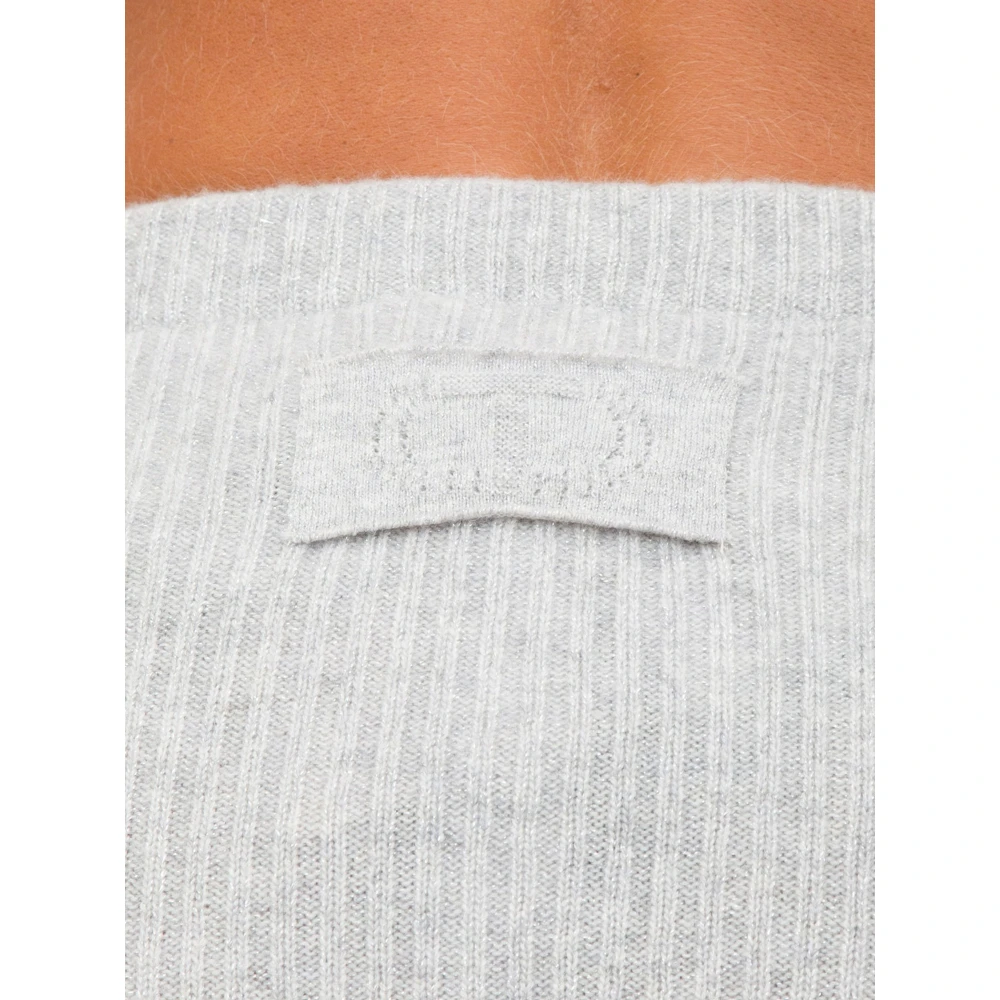 Twinset Grijze Geplooide Rok Gray Dames