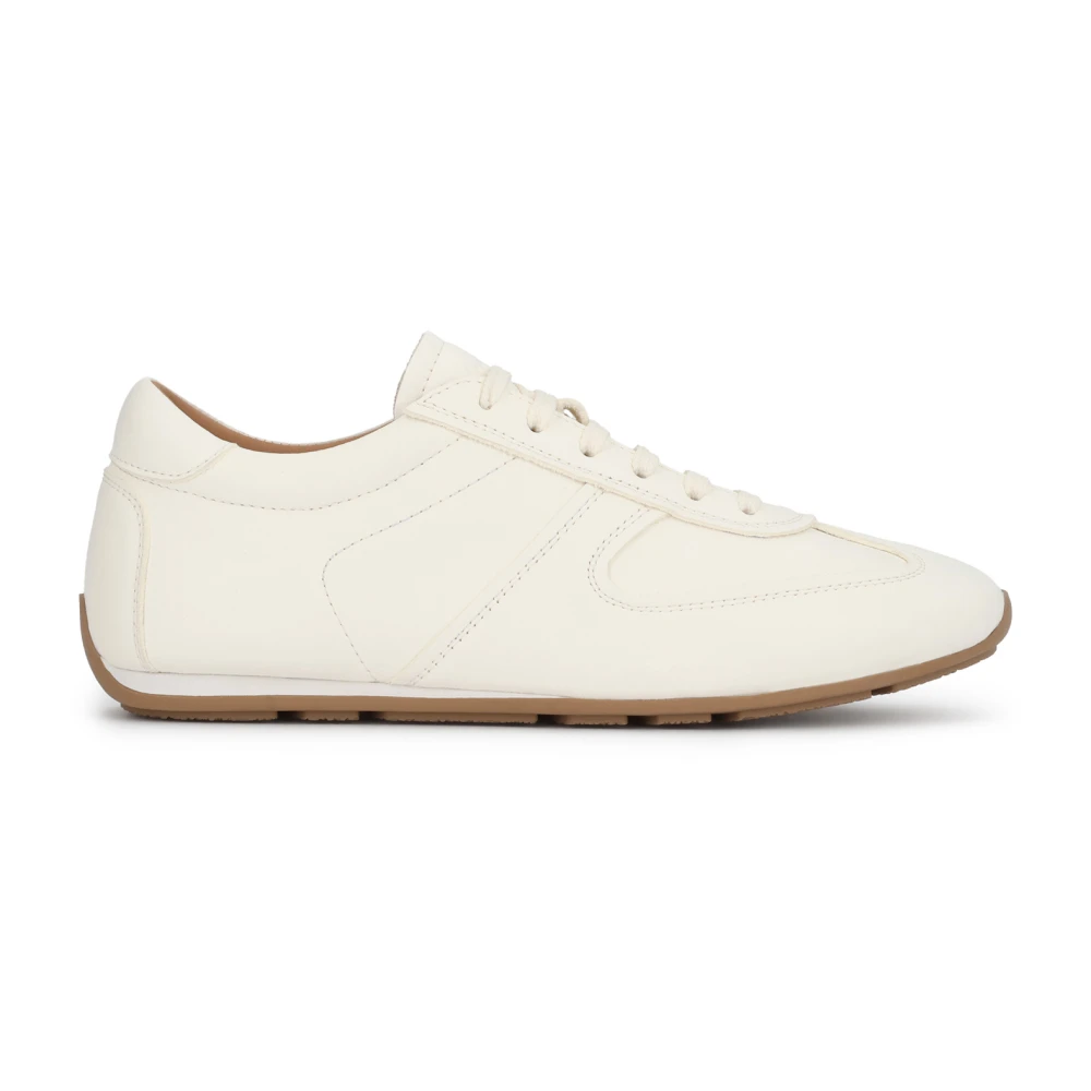 Kazar Kazar leren sneakers met bruine zool Dames Schoenen Wit