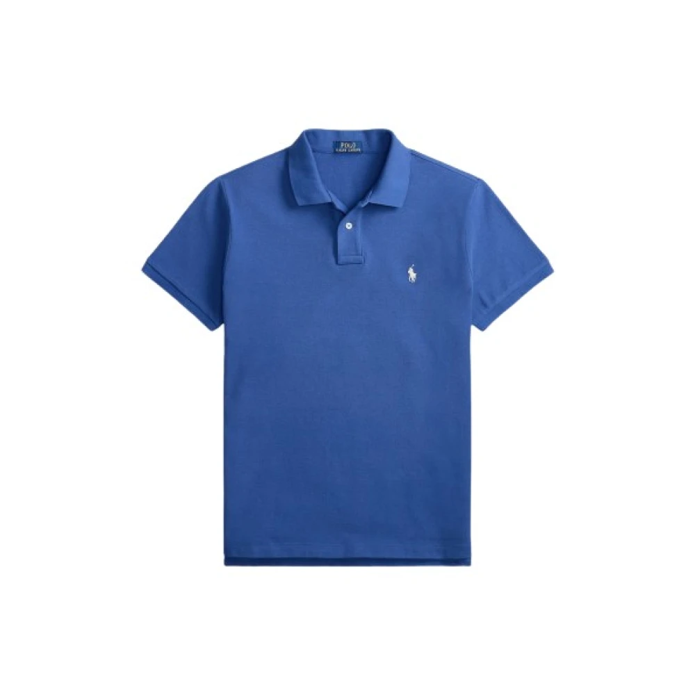 Polo Ralph Lauren Men's Blue Custom Slim Fit Polo