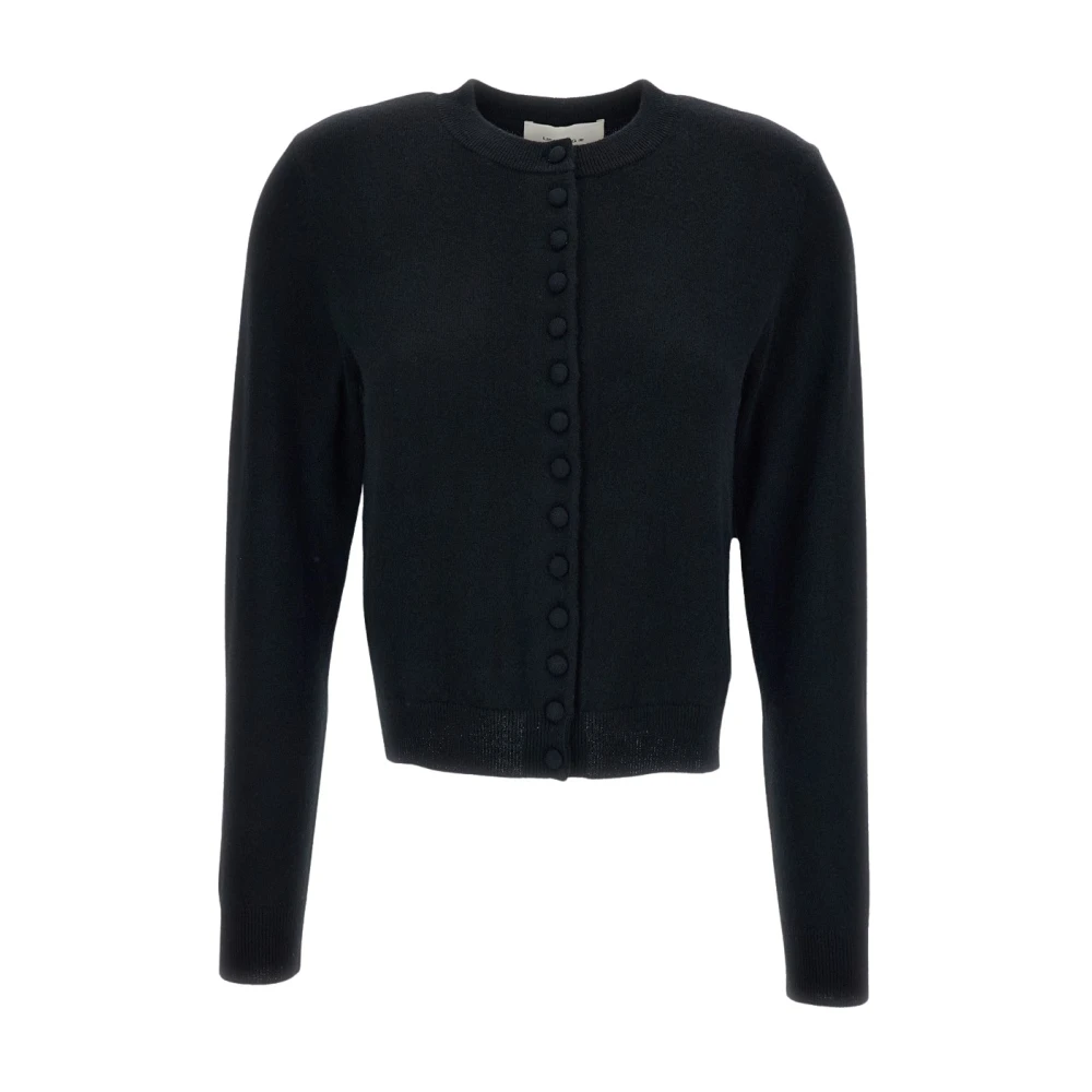 Lisa Yang , Cashmere Knitwear, Female, Black, S, Cropped Cashmere Cardigan