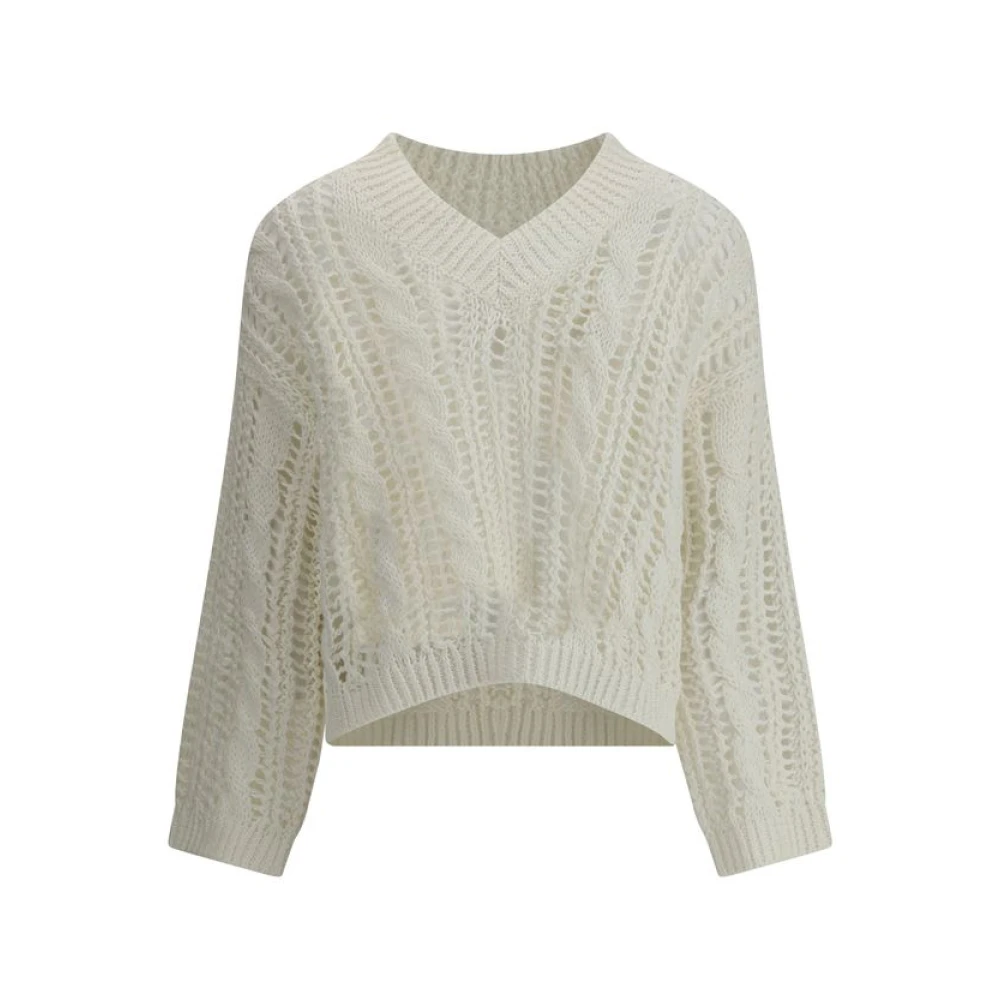 Knitwear > V-neck Knitwear - - Brunello Cucinelli - Modalova