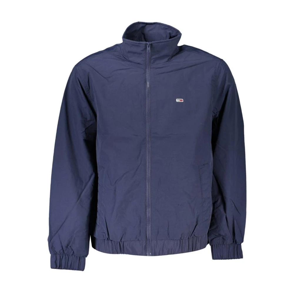 Tommy Hilfiger Blauwe Nylon Sportjas met Rits Blue Heren