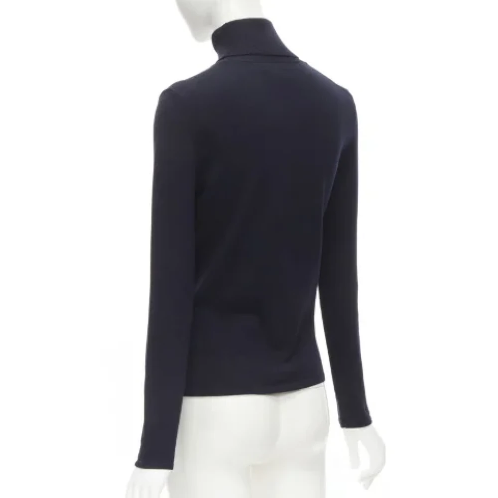 Michael Kors Pre-owned Silk tops Blue Dames