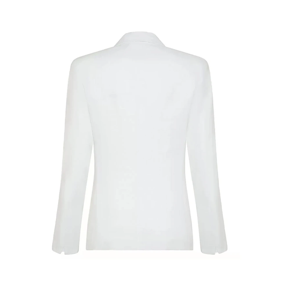 Seventy Retro Jas 1970s Stijl White Dames
