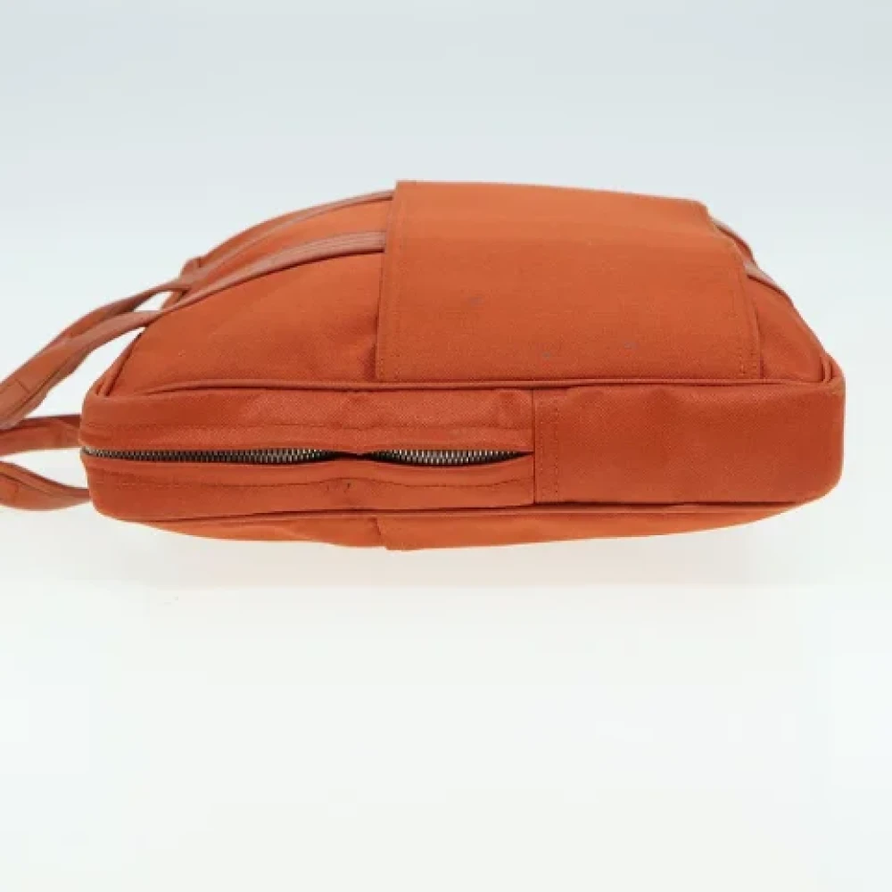 Hermès Vintage Pre-owned Canvas handbags Orange Dames