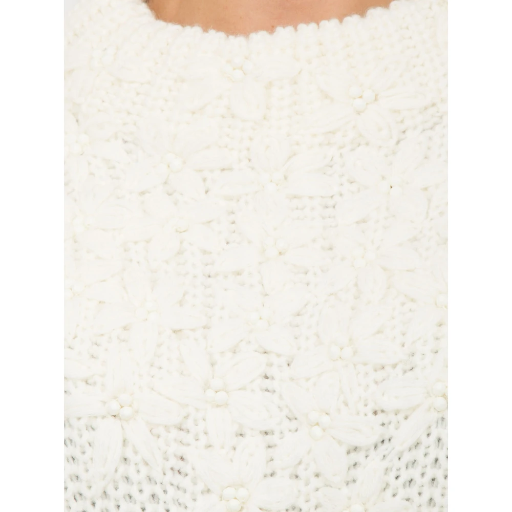 Liu Jo Witte Trui met Moderne Stijl White Dames