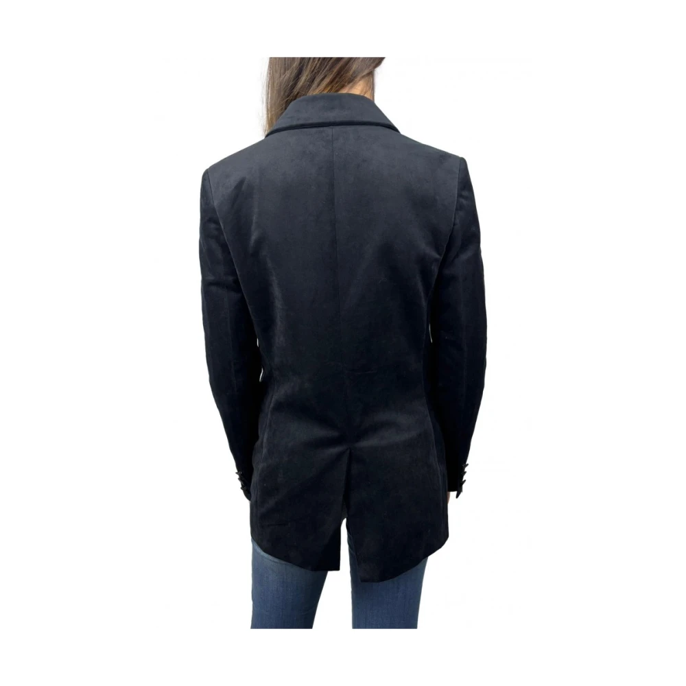 ViCOLO Zwarte Polyester Jas Blue Dames