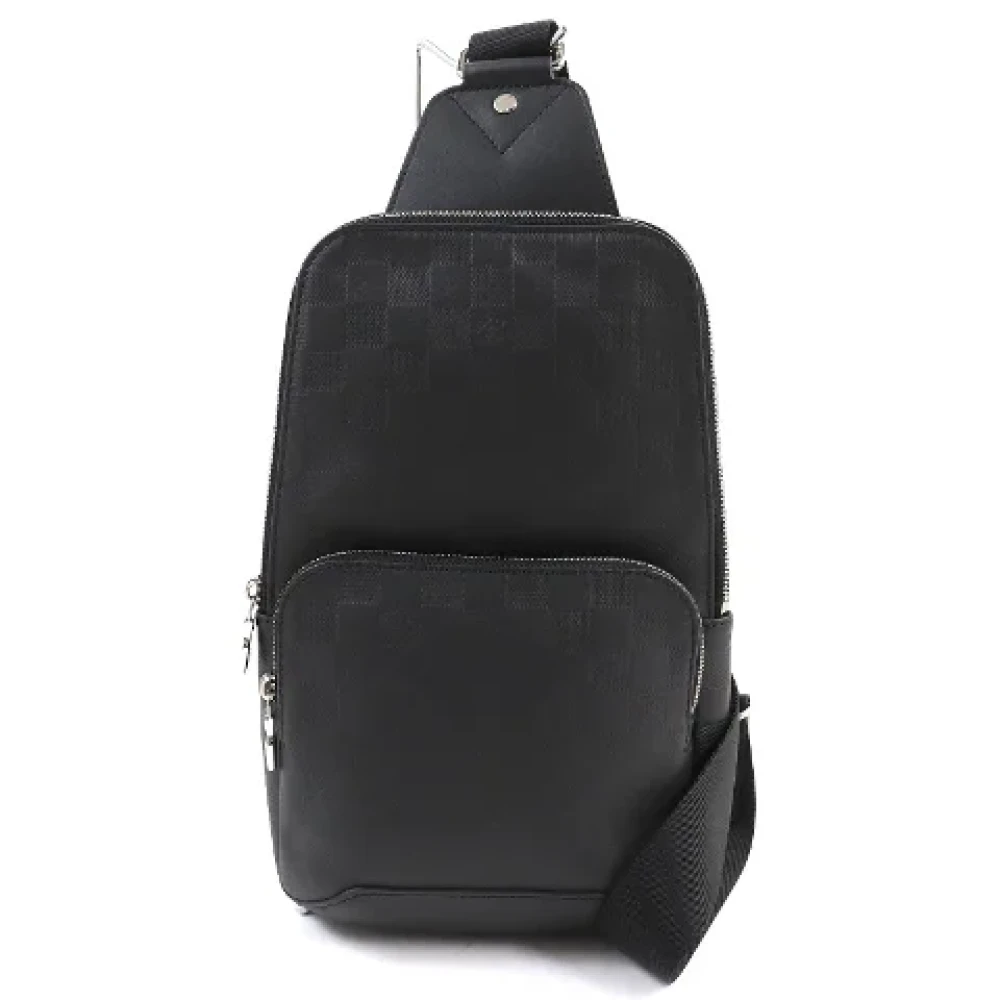 Louis Vuitton Vintage Pre-owned Canvas crossbody-bags Black Dames