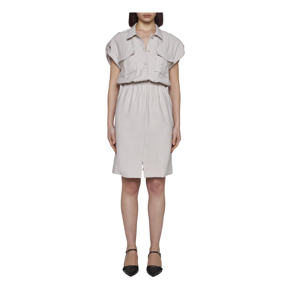 Blanca Vita Elegante Beige Jurk Beige Dames