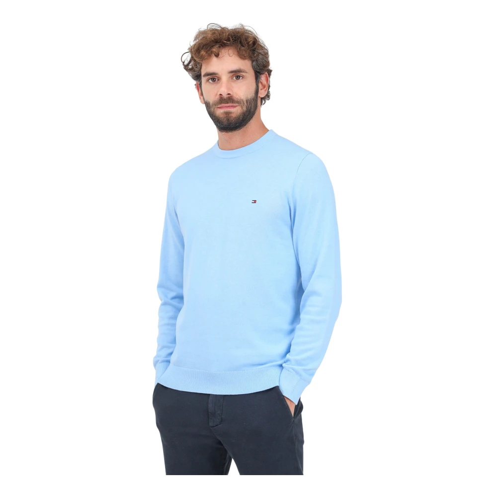 Tommy Hilfiger 1985 Collectie Blauwe Crewneck Sweater Blue Heren