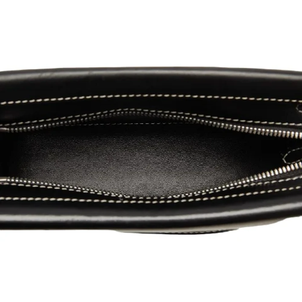 Burberry Vintage Pre-owned Canvas handbags Black Dames