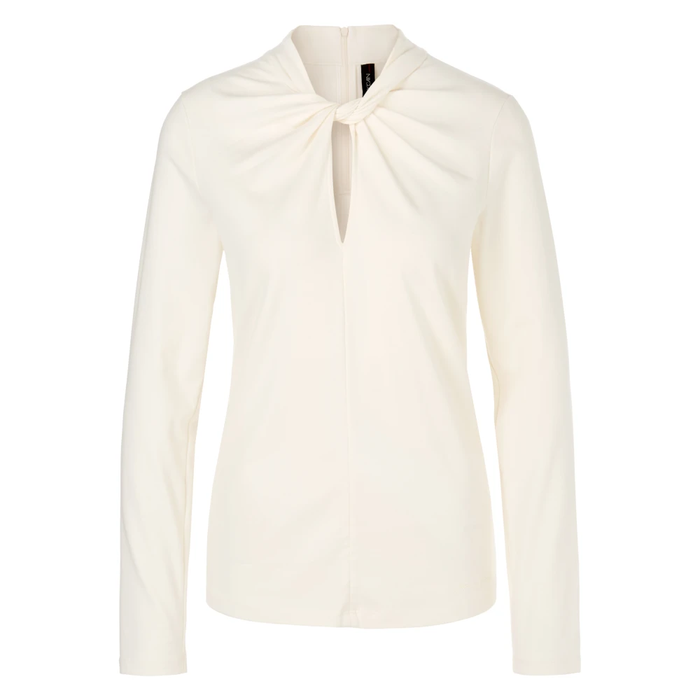 Marc Cain Knoop Effect T-shirt Beige Dames