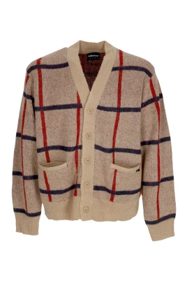 Jacquardrandig cardigan